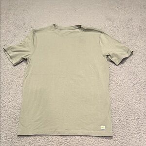 VUORI Tuvalu Tee Men's Olive Green T-Shirt Size S.